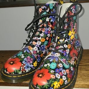 Dr. Martens Floral Boots size 7